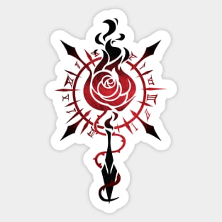 Rose Red Inferno Sticker